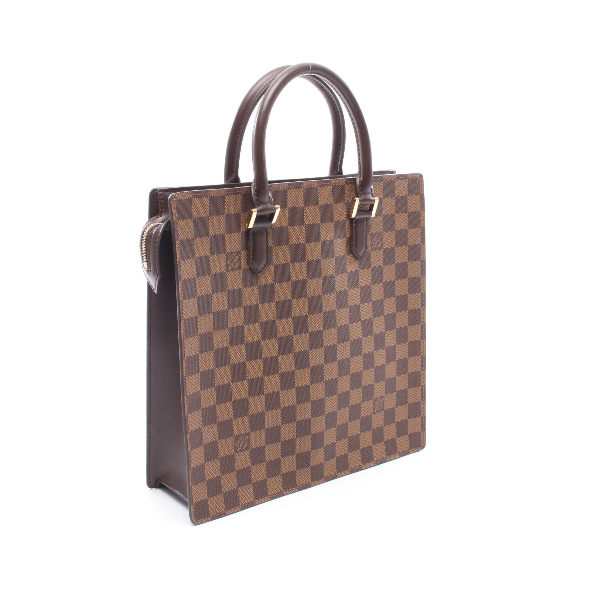ヴェニスPM ダミエエベヌ ハンドバッグ トートバッグ PVC レザー ブラウン ルイヴィトン バッグ LOUIS VUITTON