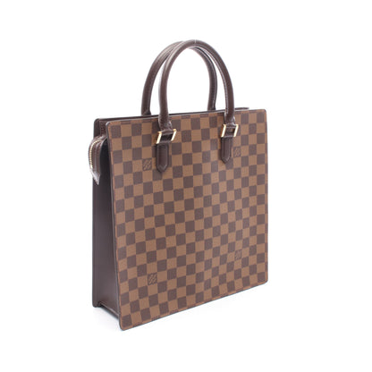 ヴェニスPM ダミエエベヌ ハンドバッグ トートバッグ PVC レザー ブラウン ルイヴィトン バッグ LOUIS VUITTON