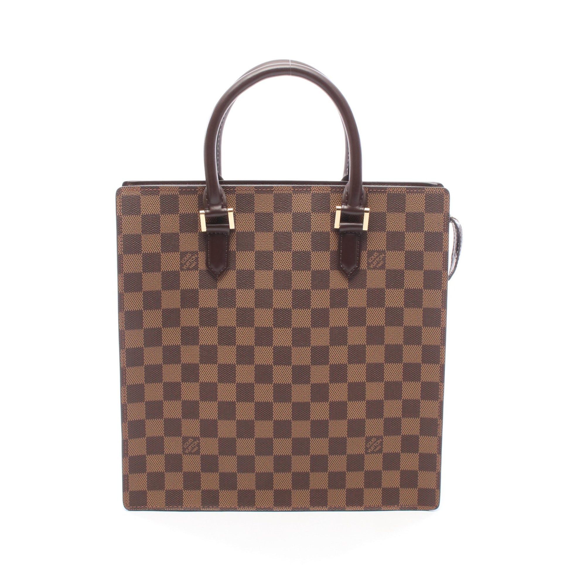 ヴェニスPM ダミエエベヌ ハンドバッグ トートバッグ PVC レザー ブラウン ルイヴィトン バッグ LOUIS VUITTON