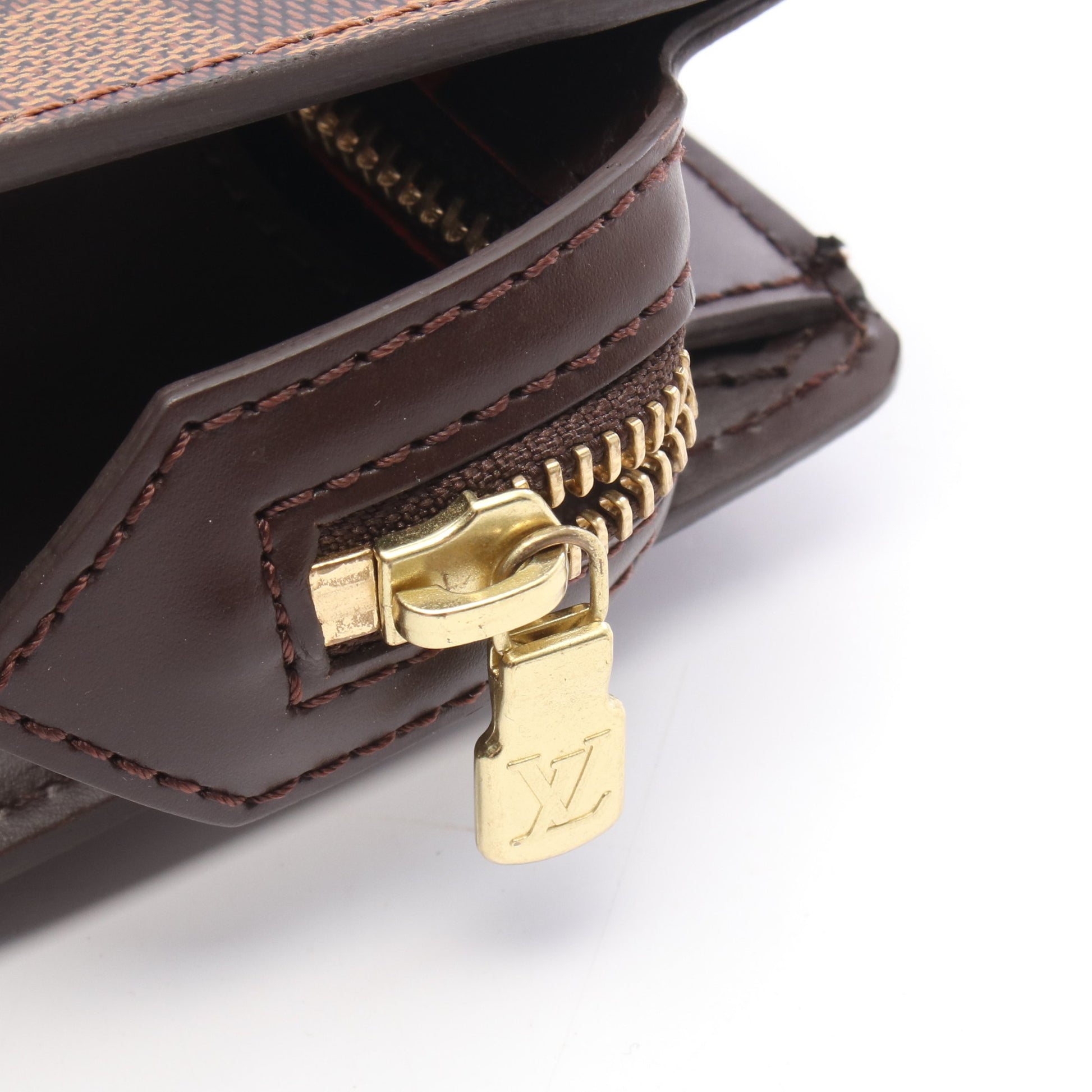 ヴェニスPM ダミエエベヌ ハンドバッグ トートバッグ PVC レザー ブラウン ルイヴィトン バッグ LOUIS VUITTON