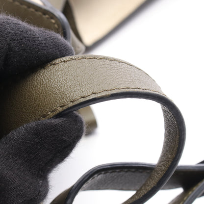 HAMMOCK SMALL ハンモック スモール 2WAY ハンドバッグ レザー カーキグリーン ベージュ ロエベ