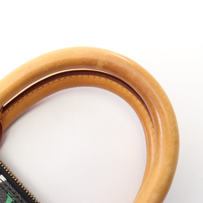 アルマ モノグラムマルチカラー ノワール ハンドバッグ PVC レザー ブラック ルイヴィトン