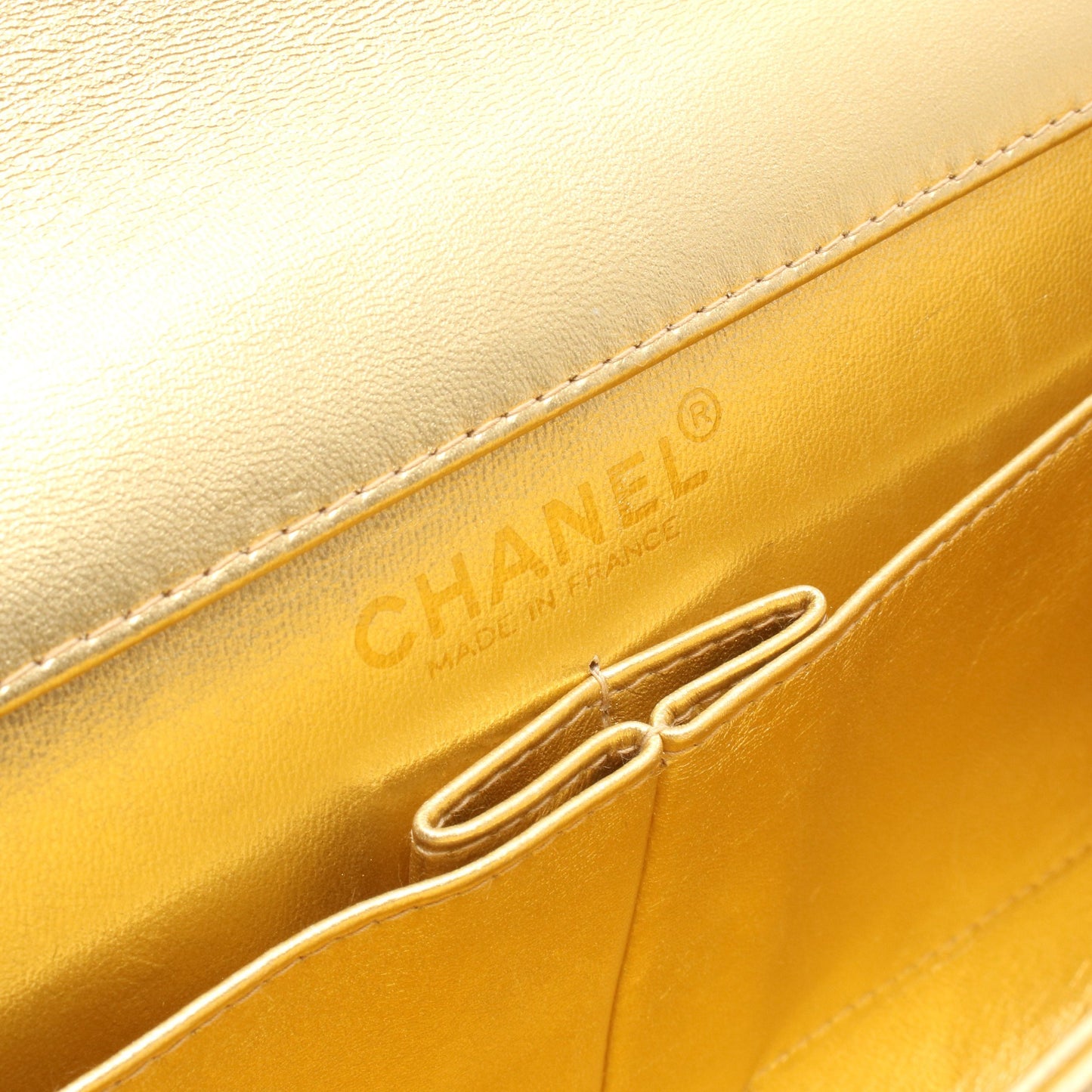 チョコバー チェーンショルダーバッグ レザー ゴールド ゴールド金具 シャネル バッグ CHANEL
