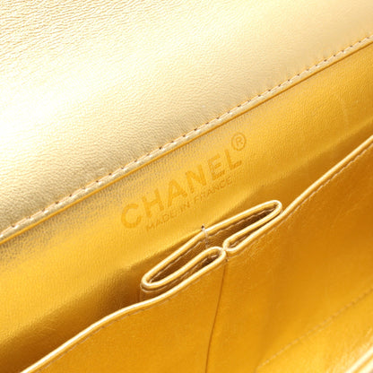 チョコバー チェーンショルダーバッグ レザー ゴールド ゴールド金具 シャネル バッグ CHANEL