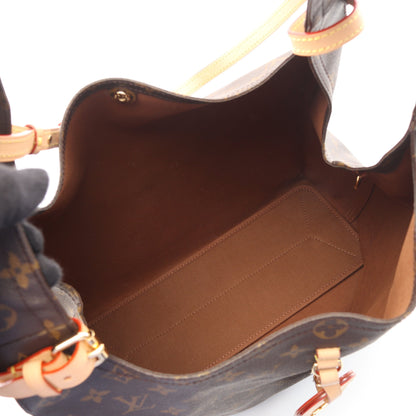 アトランティスGM モノグラム 2WAY ハンドバッグ PVC レザー ブラウン ルイヴィトン