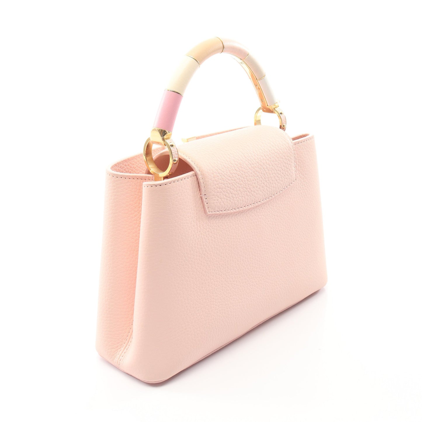 カプシーヌBB 2WAY ハンドバッグ レザー ピンク ルイヴィトン