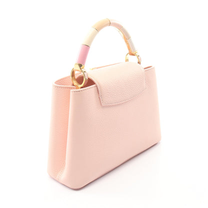 カプシーヌBB 2WAY ハンドバッグ レザー ピンク ルイヴィトン