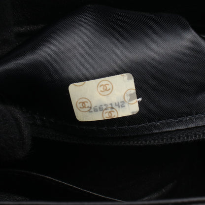 マトラッセ ショルダーバッグ ラムスキン ブラック ゴールド金具 シャネル
