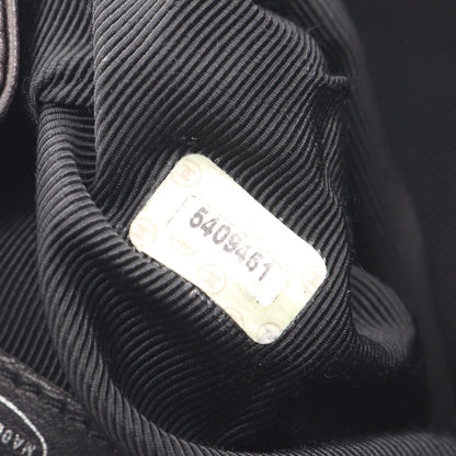 ココマーク スモール巾着 バックパック リュックサック ラムスキン ブラック シルバー金具 シャネル バッグ CHANEL