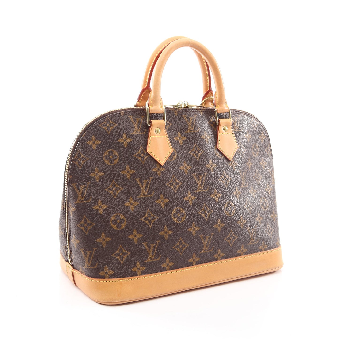 アルマPM モノグラム ハンドバッグ PVC レザー ブラウン ルイヴィトン バッグ LOUIS VUITTON