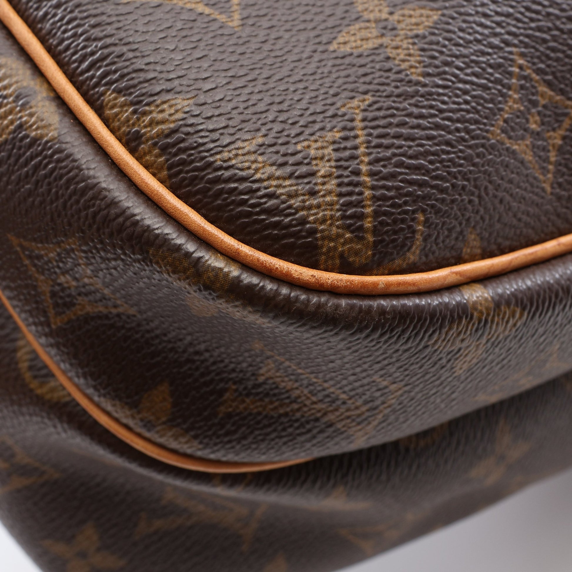 リポーターPM モノグラム ショルダーバッグ PVC レザー ブラウン ルイヴィトン バッグ LOUIS VUITTON