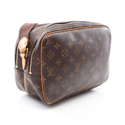 リポーターPM モノグラム ショルダーバッグ PVC レザー ブラウン ルイヴィトン バッグ LOUIS VUITTON