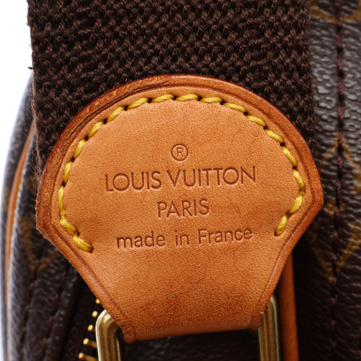 リポーターPM モノグラム ショルダーバッグ PVC レザー ブラウン ルイヴィトン バッグ LOUIS VUITTON