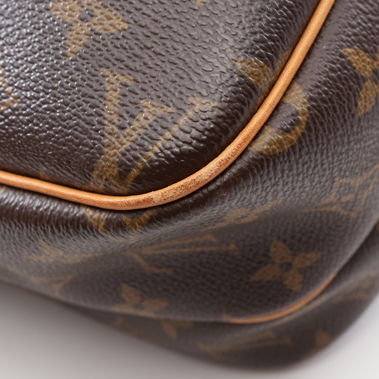 リポーターPM モノグラム ショルダーバッグ PVC レザー ブラウン ルイヴィトン バッグ LOUIS VUITTON