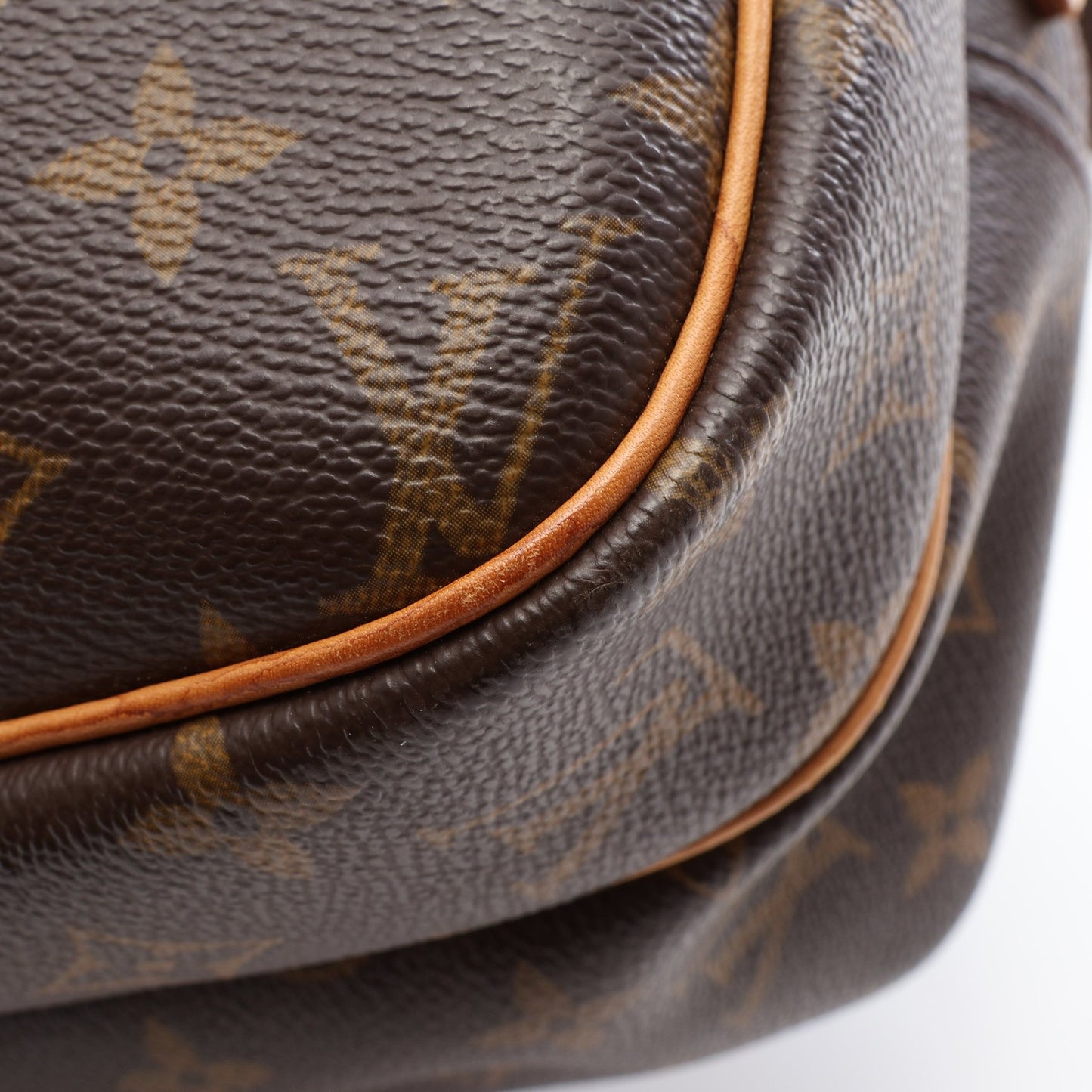 リポーターPM モノグラム ショルダーバッグ PVC レザー ブラウン ルイヴィトン バッグ LOUIS VUITTON
