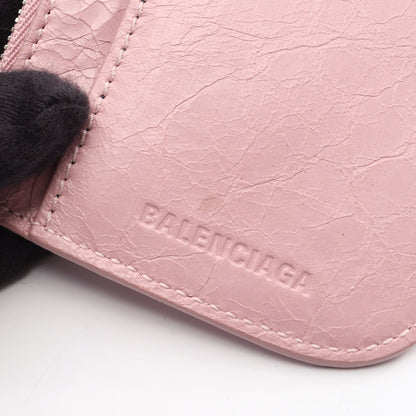 LE CAGOLE ルカゴール クラッチバッグ レザー ピンク バレンシアガ