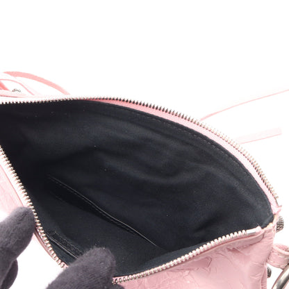 LE CAGOLE ルカゴール クラッチバッグ レザー ピンク バレンシアガ