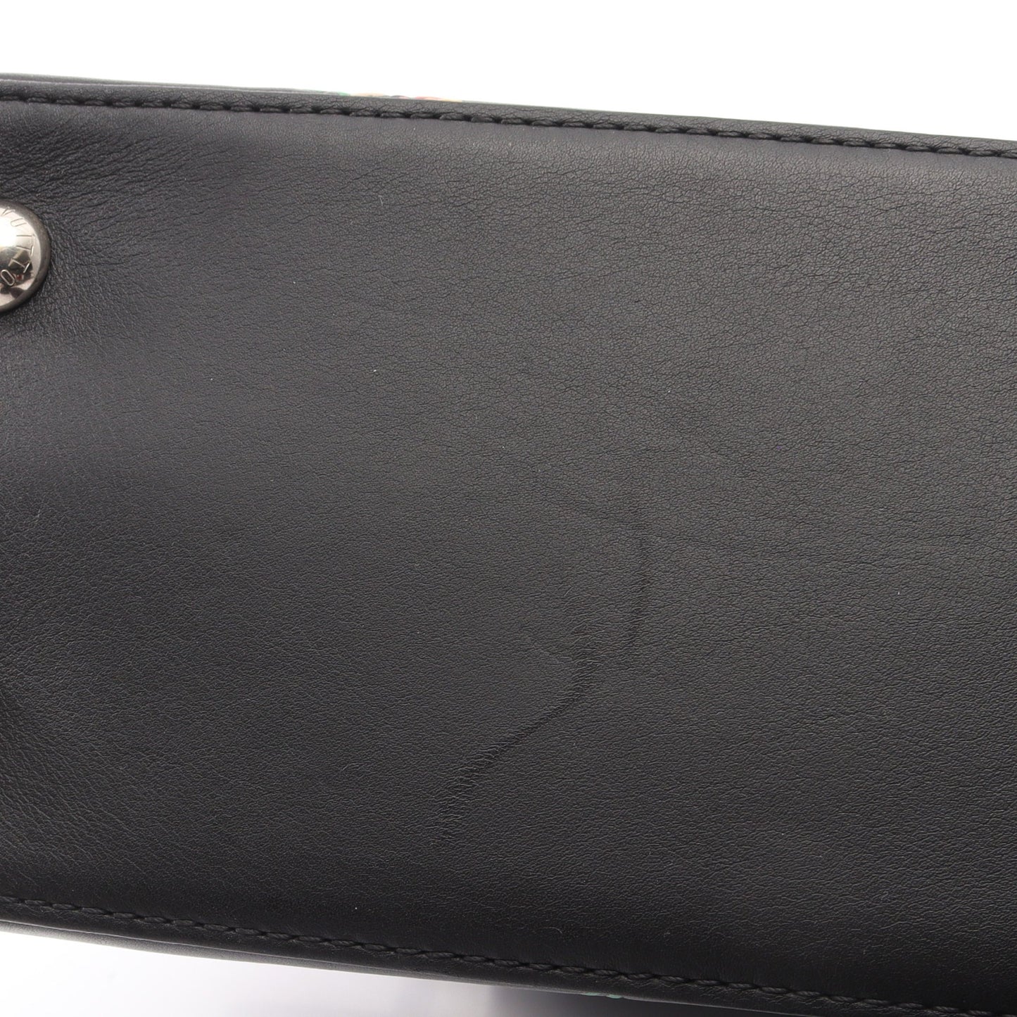 カプシーヌPM Blossom 2WAY ハンドバッグ レザー ブラック マルチカラー ルイヴィトン