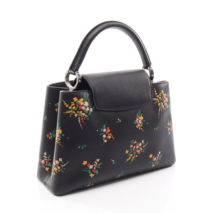カプシーヌPM Blossom 2WAY ハンドバッグ レザー ブラック マルチカラー ルイヴィトン