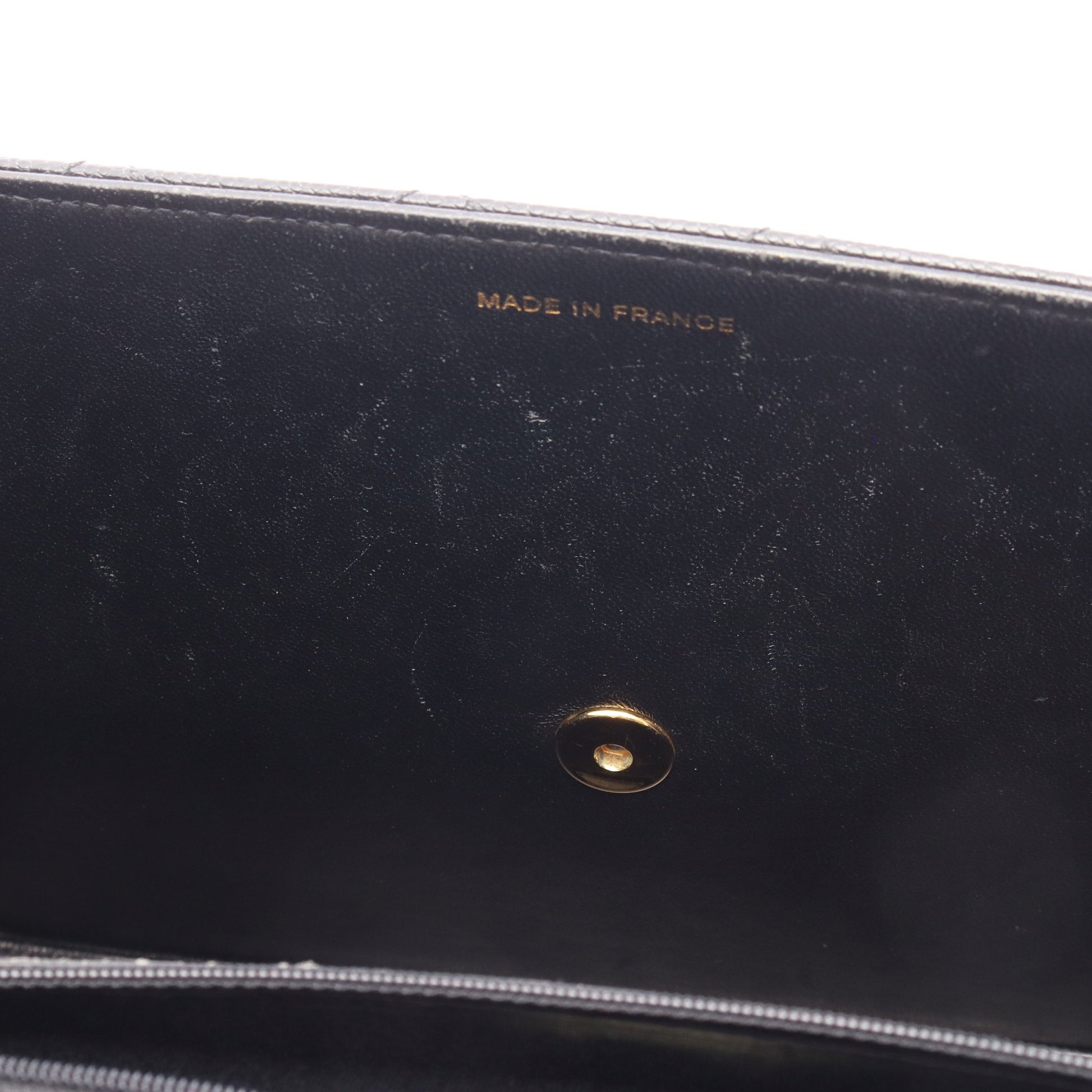 マトラッセ チェーンショルダーバッグ キャビアスキン ブラック ゴールド金具 シャネル バッグ CHANEL