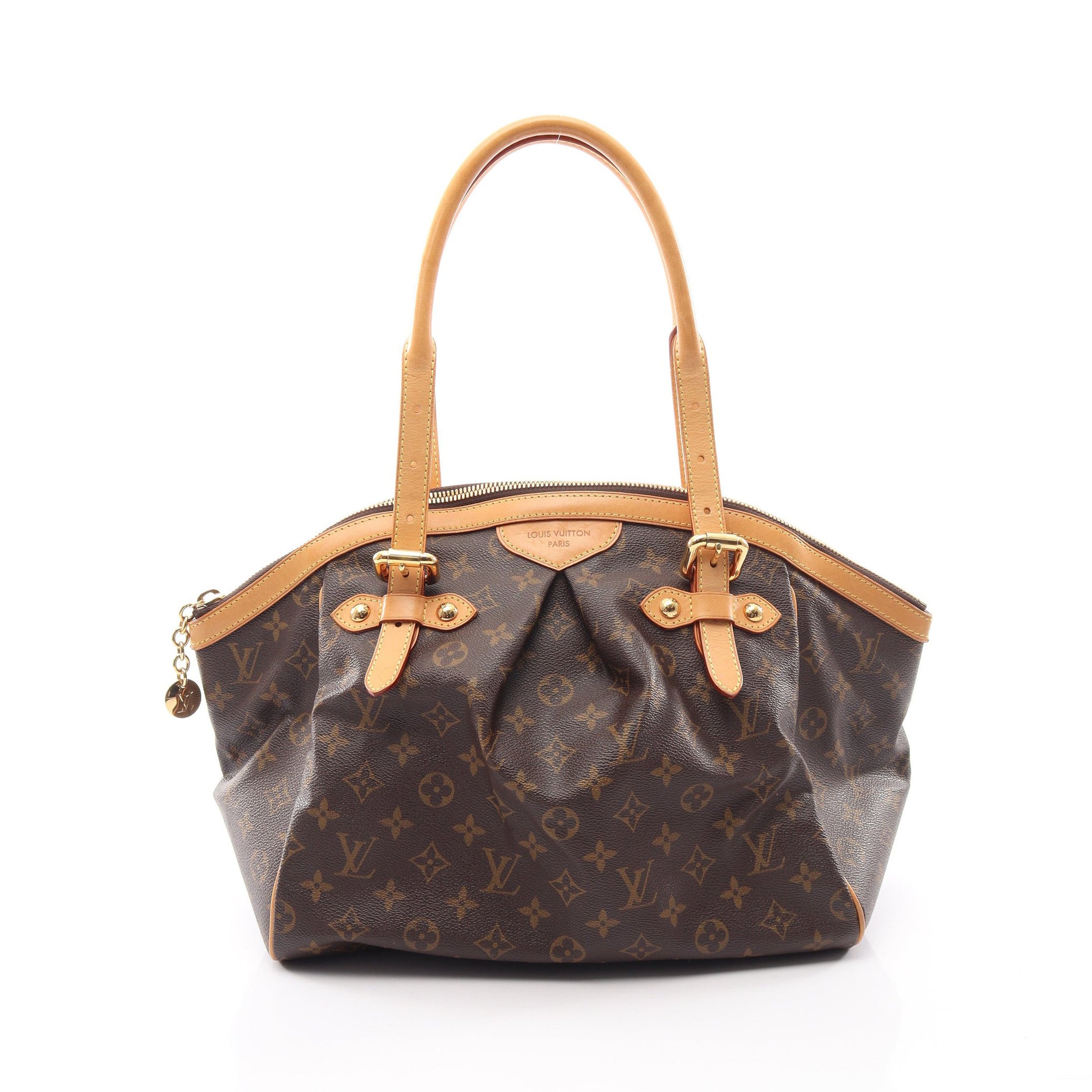 ティヴォリGM モノグラム ハンドバッグ PVC レザー ブラウン ルイヴィトン バッグ LOUIS VUITTON