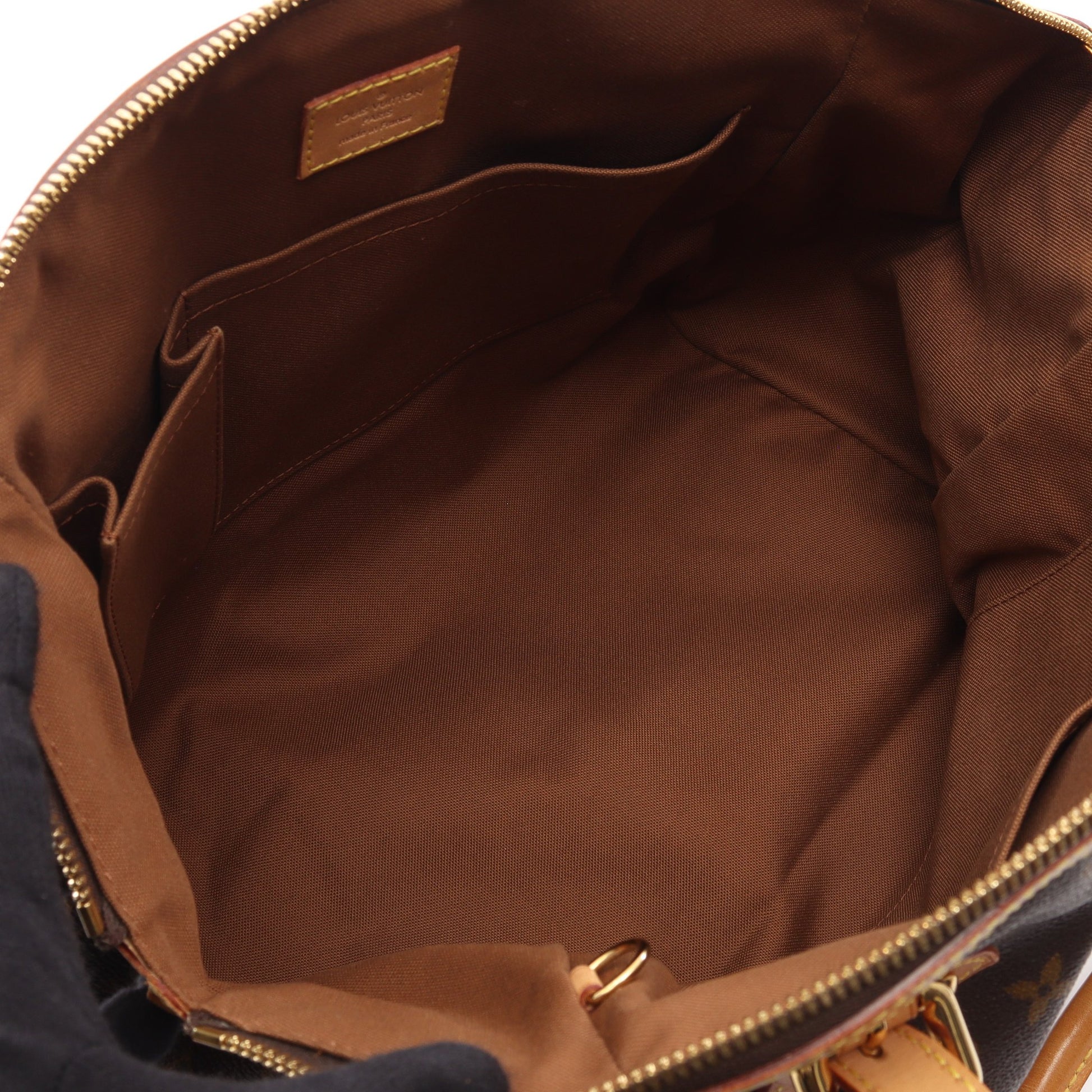 ティヴォリGM モノグラム ハンドバッグ PVC レザー ブラウン ルイヴィトン バッグ LOUIS VUITTON