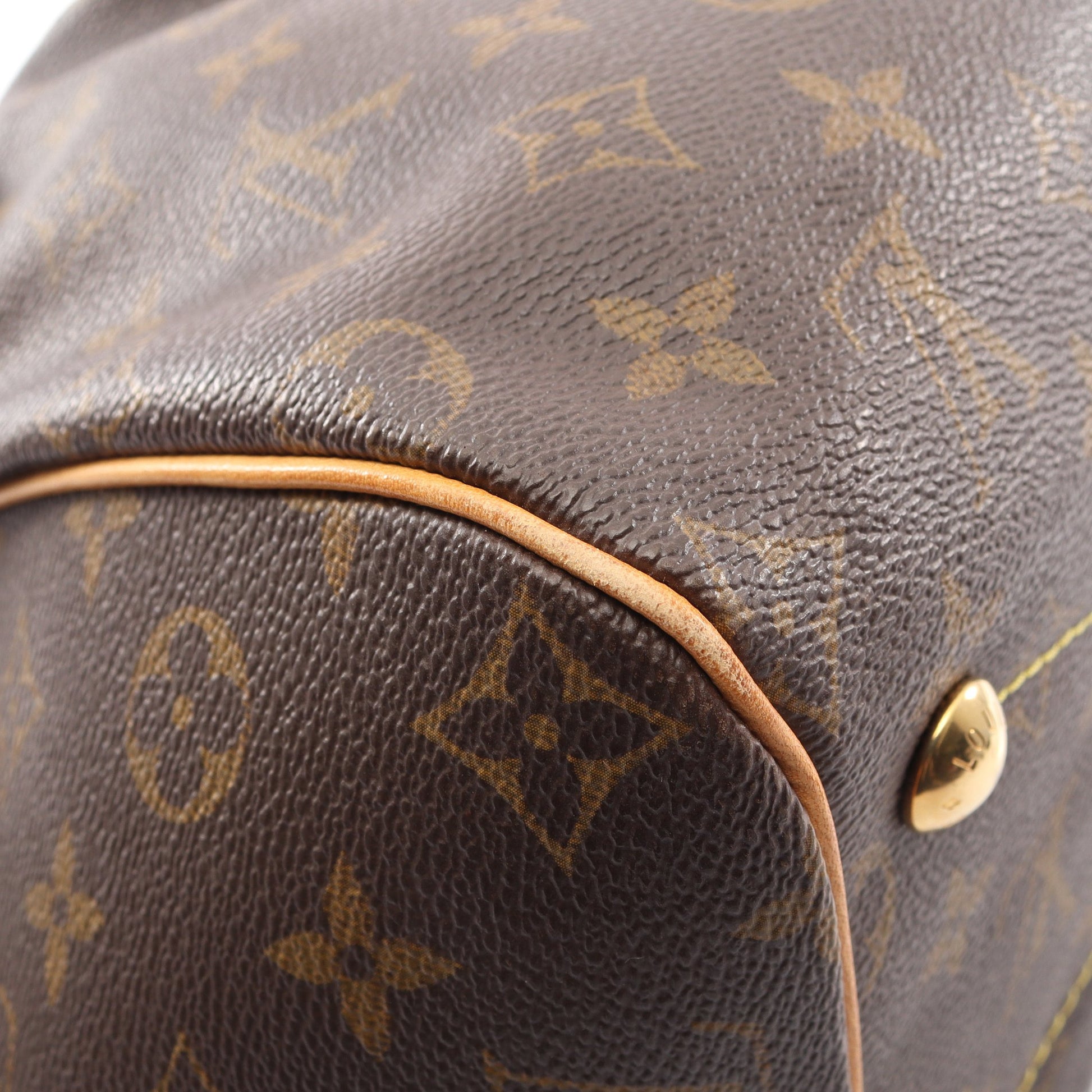 ティヴォリGM モノグラム ハンドバッグ PVC レザー ブラウン ルイヴィトン バッグ LOUIS VUITTON