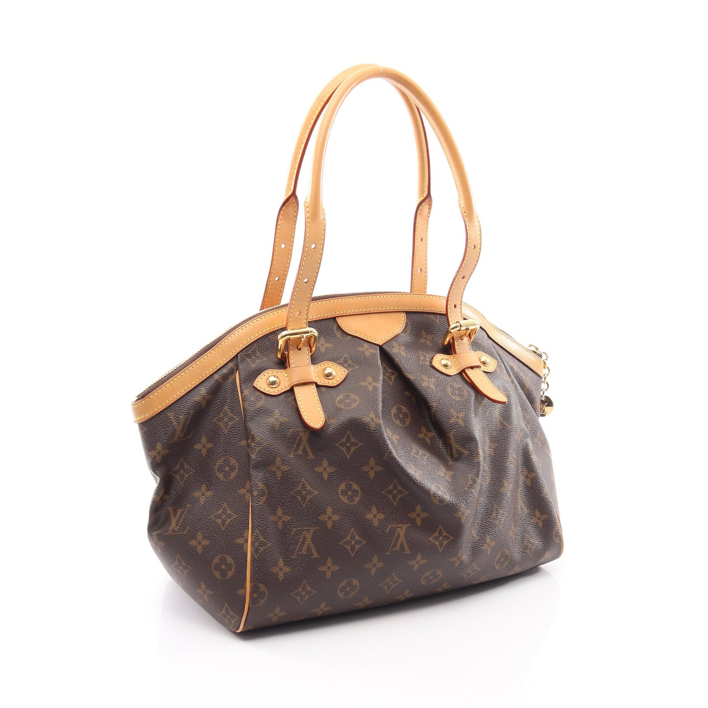 ティヴォリGM モノグラム ハンドバッグ PVC レザー ブラウン ルイヴィトン バッグ LOUIS VUITTON
