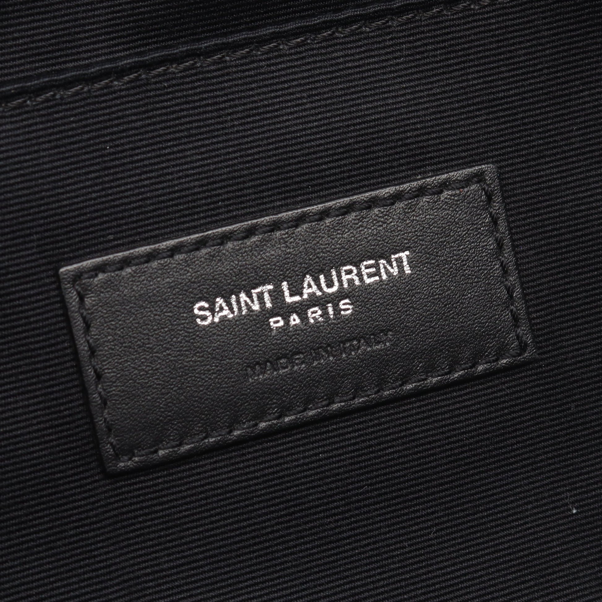 カサンドラ クラシック モノグラム ボディバッグ ウエストバッグ レザー ブラック サンローランパリ バッグ SAINT LAURENT PARIS
