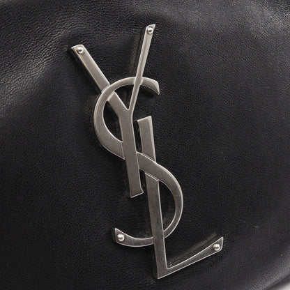 カサンドラ クラシック モノグラム ボディバッグ ウエストバッグ レザー ブラック サンローランパリ バッグ SAINT LAURENT PARIS
