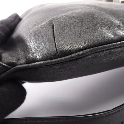 カサンドラ クラシック モノグラム ボディバッグ ウエストバッグ レザー ブラック サンローランパリ バッグ SAINT LAURENT PARIS