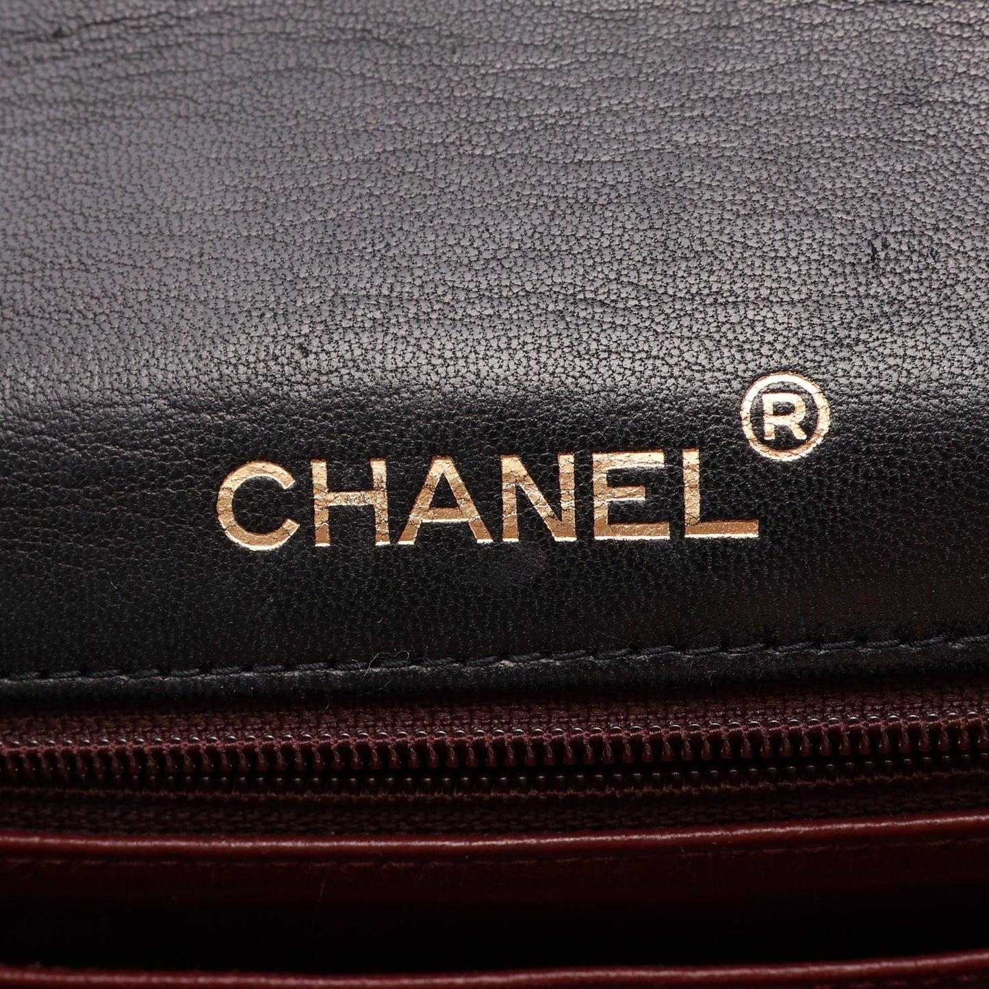 ミニマトラッセ チェーンハンドバッグ ラムスキン ブラック ゴールド金具 ヴィンテージ シャネル