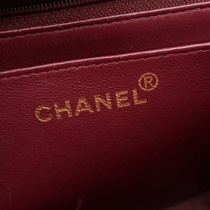 マトラッセ ワンショルダーバッグ ラムスキン ブラック ゴールド金具 シャネル バッグ CHANEL