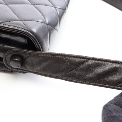 マトラッセ ワンショルダーバッグ ラムスキン ブラック ゴールド金具 シャネル バッグ CHANEL