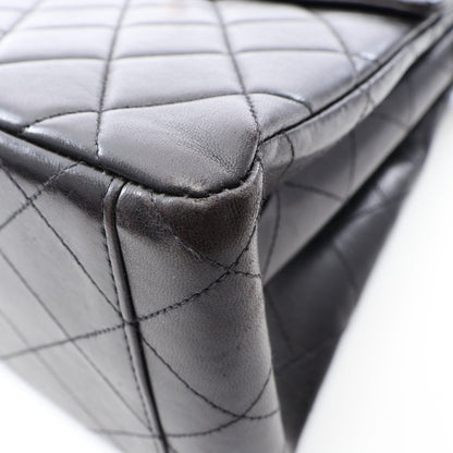 マトラッセ ワンショルダーバッグ ラムスキン ブラック ゴールド金具 シャネル バッグ CHANEL