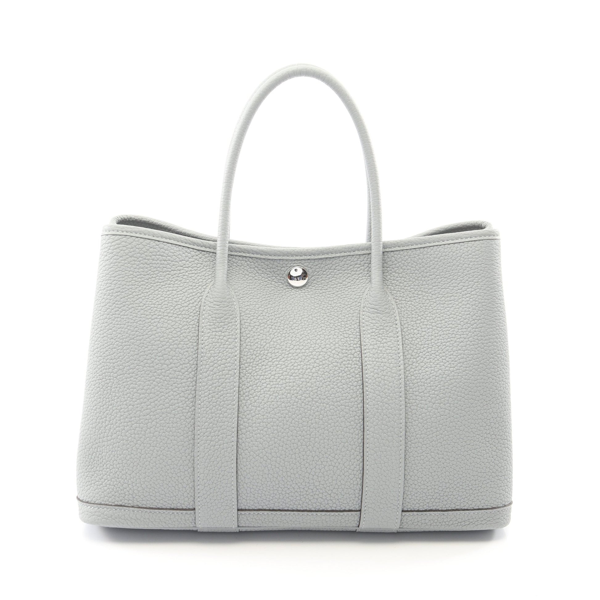 ガーデンパーティTPM グリパンタン ハンドバッグ トートバッグ ネゴンダ グレー シルバー金具 K刻印 エルメス バッグ HERMES