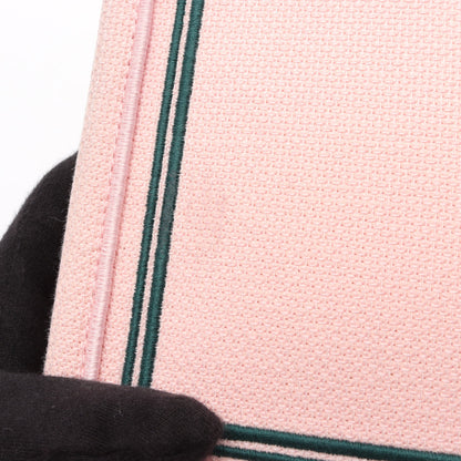 BOOK TOTE ブックトート スモール 2WAY ハンドバッグ トートバッグ キャンバス ピンク グリーン クリスチャンディオール