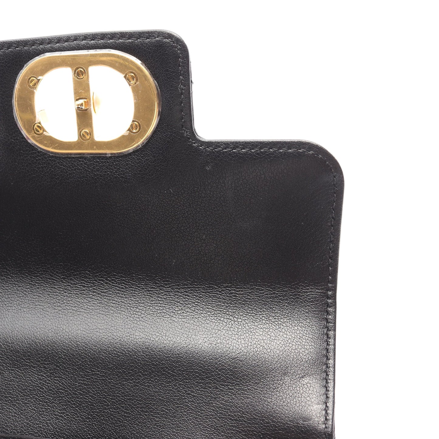 Dior Jolie トップハンドルバッグ ミニ カナージュ 2WAY ハンドバッグ レザー ブラック クリスチャンディオール