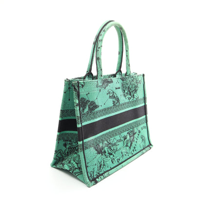 BOOK TOTE ブックトート ミディアム ハンドバッグ トートバッグ キャンバス グリーン ブラック クリスチャンディオール バッグ Christian Dior