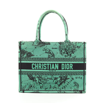 BOOK TOTE ブックトート ミディアム ハンドバッグ トートバッグ キャンバス グリーン ブラック クリスチャンディオール バッグ Christian Dior