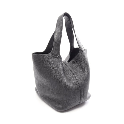 ピコタンロックMM ハンドバッグ トリヨンクレマンス ブラック シルバー金具 Z刻印 エルメス バッグ HERMES
