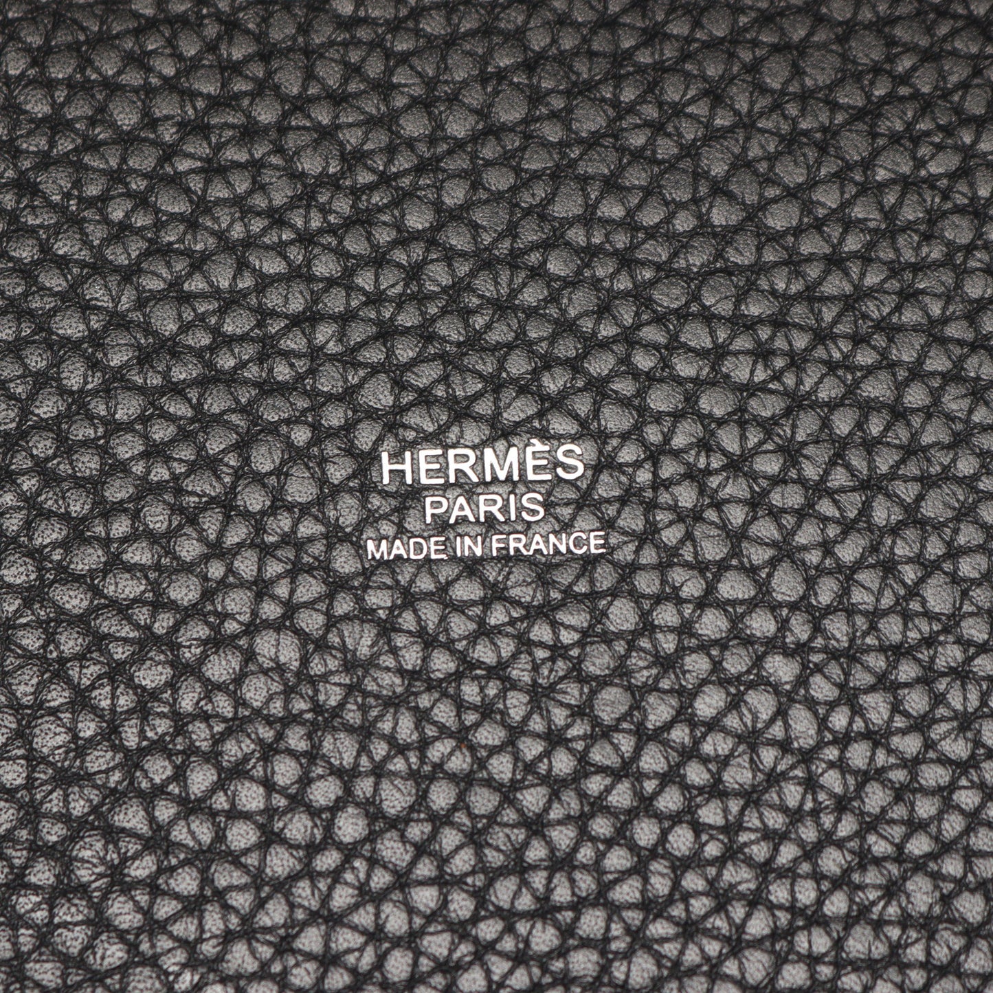 ピコタンロックMM ハンドバッグ トリヨンクレマンス ブラック シルバー金具 Z刻印 エルメス バッグ HERMES