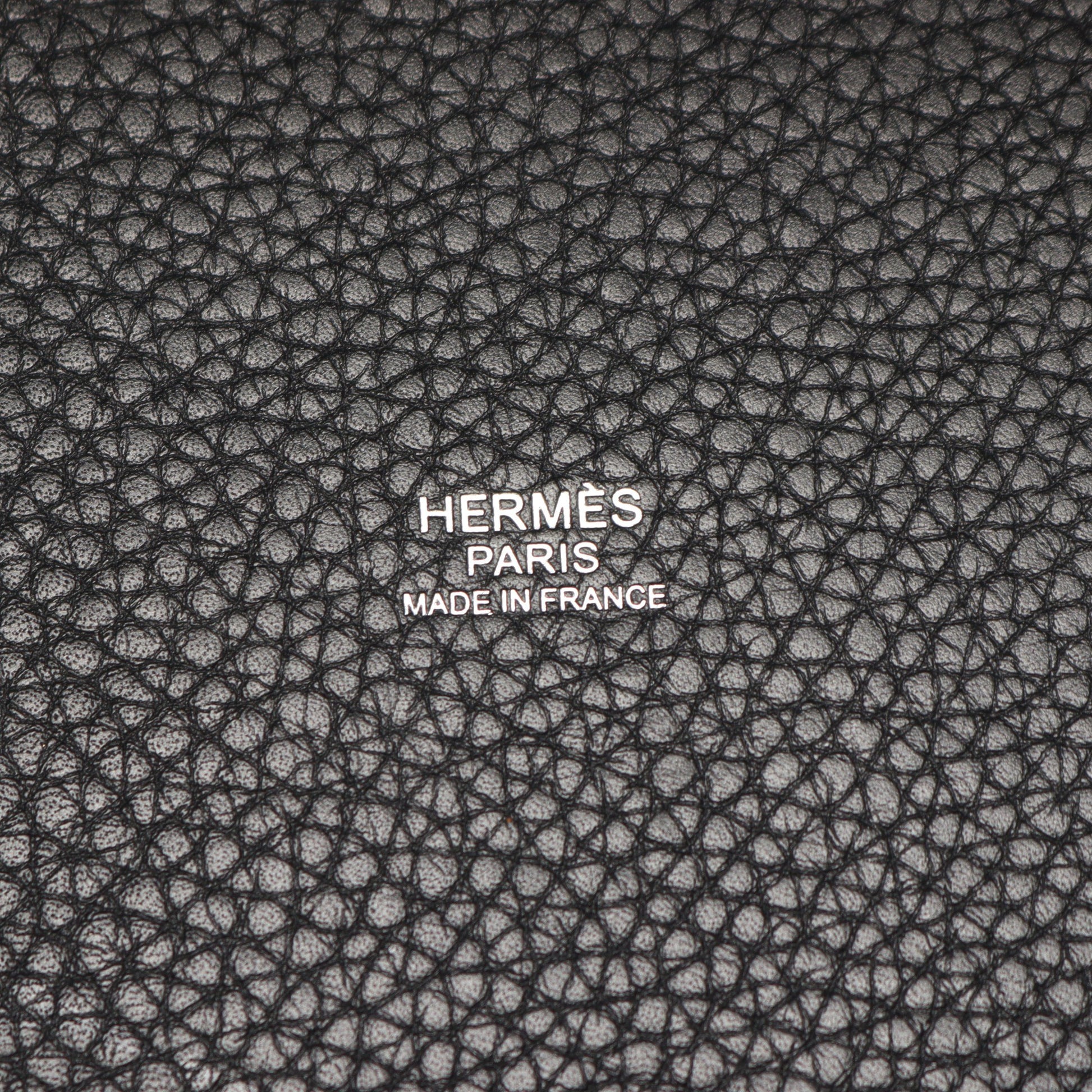 ピコタンロックMM ハンドバッグ トリヨンクレマンス ブラック シルバー金具 Z刻印 エルメス バッグ HERMES