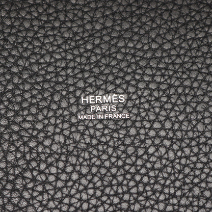 ピコタンロックMM ハンドバッグ トリヨンクレマンス ブラック シルバー金具 Z刻印 エルメス バッグ HERMES