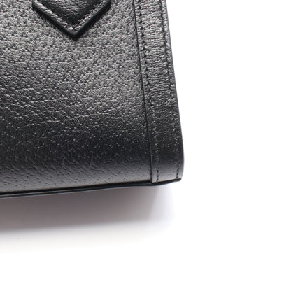 ダイアナ ミニ バンブー 2WAY ハンドバッグ トートバッグ レザー ブラック グッチ バッグ GUCCI