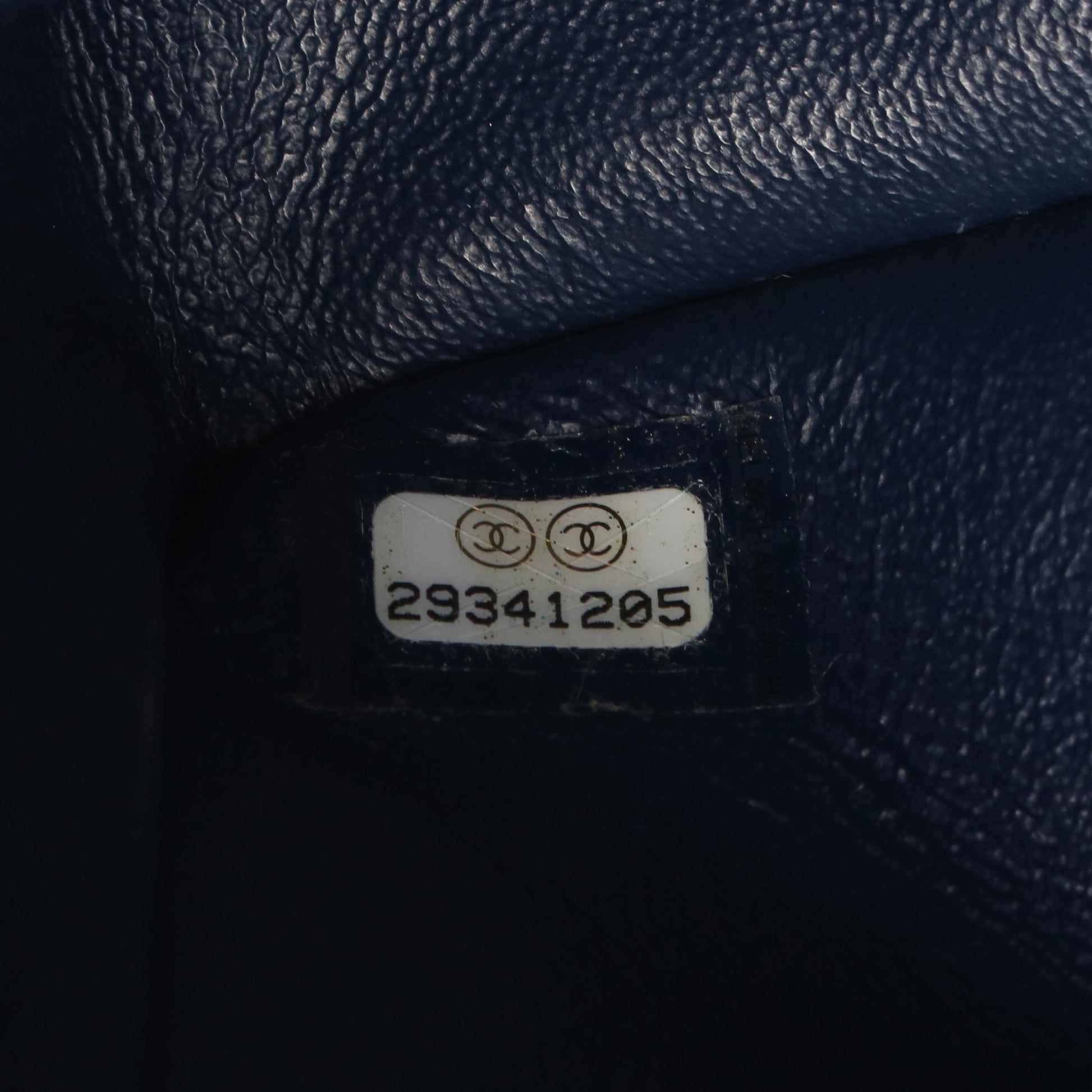 マトラッセ Wフラップ Wチェーンショルダーバッグ ラムスキン ネイビー シルバー金具 シャネル バッグ CHANEL