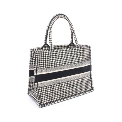 BOOK TOTE ブックトート ミディアム ハンドバッグ トートバッグ キャンバス ブラック ホワイト クリスチャンディオール