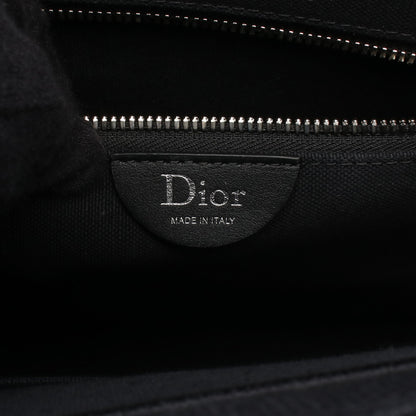 BOOK TOTE ブックトート ミディアム 2WAY ハンドバッグ トートバッグ キャンバス ブラック ホワイト クリスチャンディオール