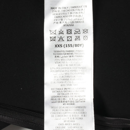ホースビット 半袖 ワンピース レーヨン ナイロン レザー ブラック グッチ
