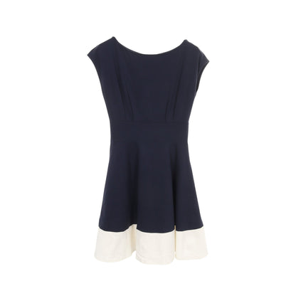 Ponte Fiorella Dress ポンチ フィオレッラ ドレス ワンピース ビスコース ナイロン ネイビー ホワイト ケイトスペード